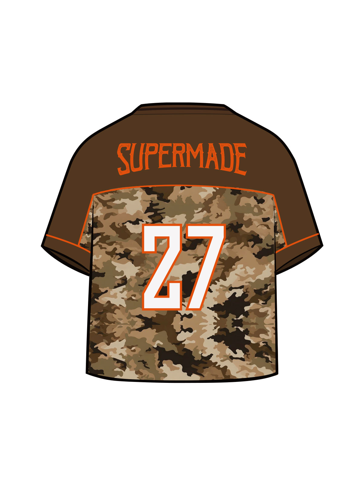 Original Camouflage Football Jersey T-Shirt - 2401 - ShopLuxury