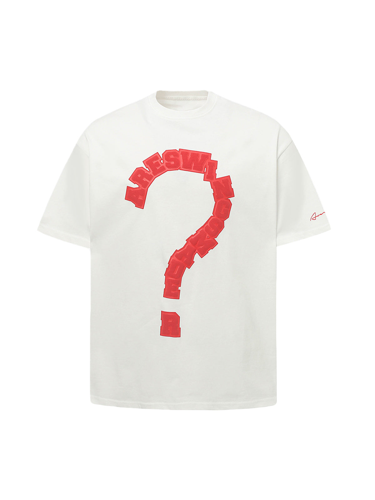Question Mark Graphic T-Shirt - ShopLuxury