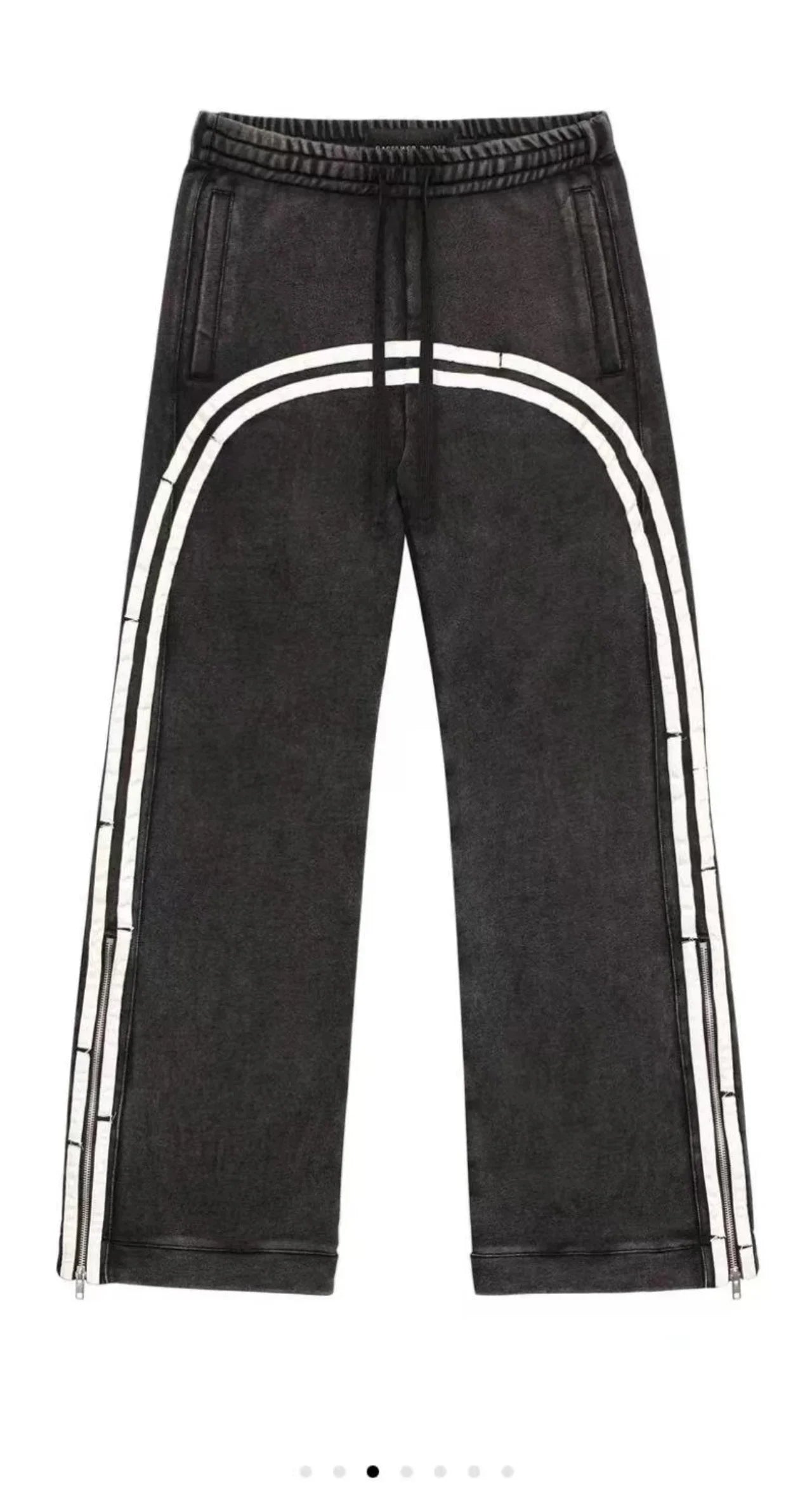 Double Stripes Zipper Cargo Pants - shopluxuryorg