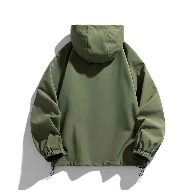 Windbreaker Half Zipper Hiking Jacket