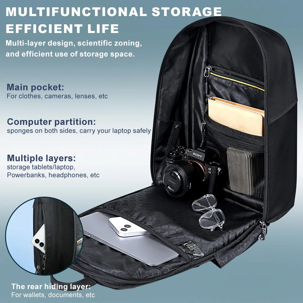 Smart LED Backpack with Pixel Art Display for Business and Travel - ShopLuxury