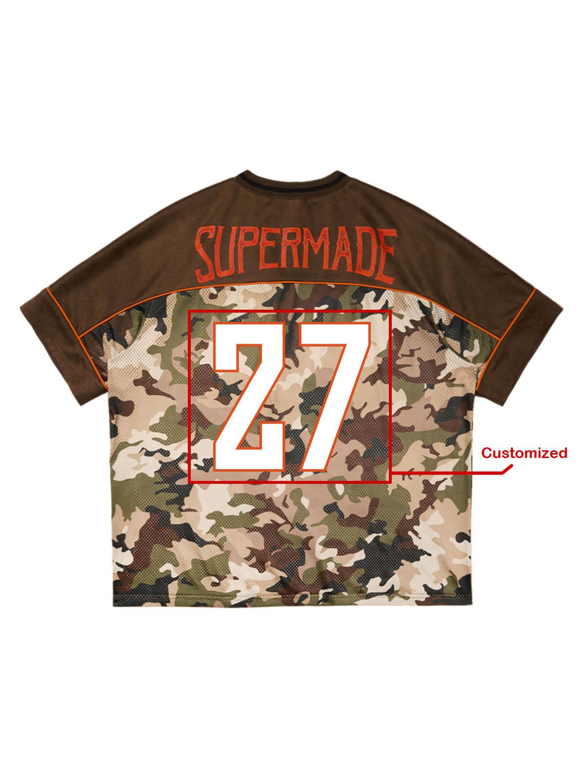Original Camouflage Football Jersey T-Shirt - 2401 - ShopLuxury