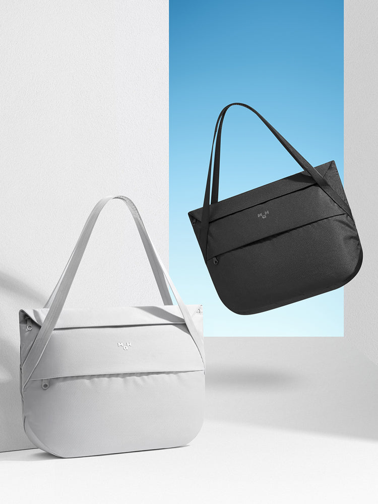 Lightweight Foldable Tote Bag - Casual Texture Shoulder Bag for Work & Travel - ShopLuxury