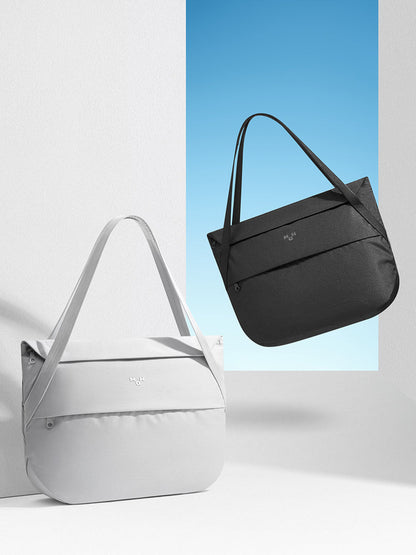 Lightweight Foldable Tote Bag - Casual Texture Shoulder Bag for Work & Travel - ShopLuxury