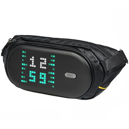 Sling Bag with LED Display & Bluetooth Speaker - ShopLuxury