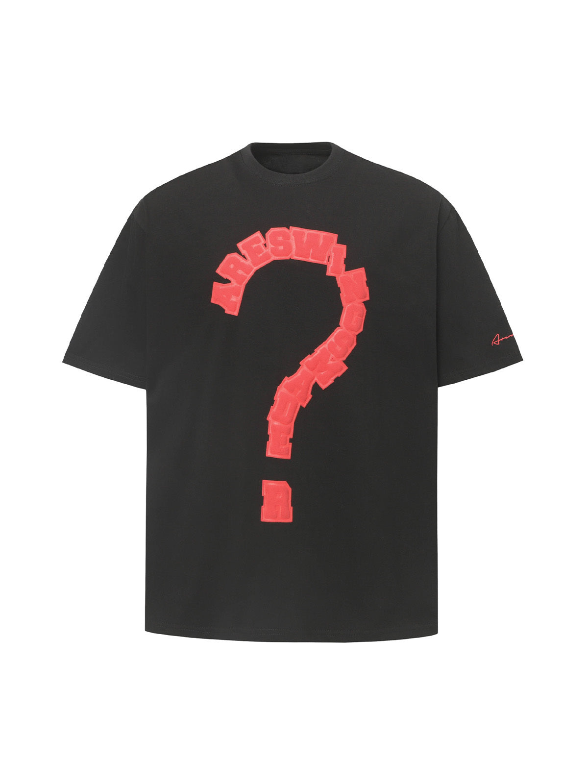 Question Mark Graphic T-Shirt - ShopLuxury