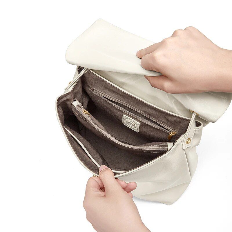 Versatile Luxury Fashion Travel Backpack with Triple Shoulder Straps - ShopLuxury