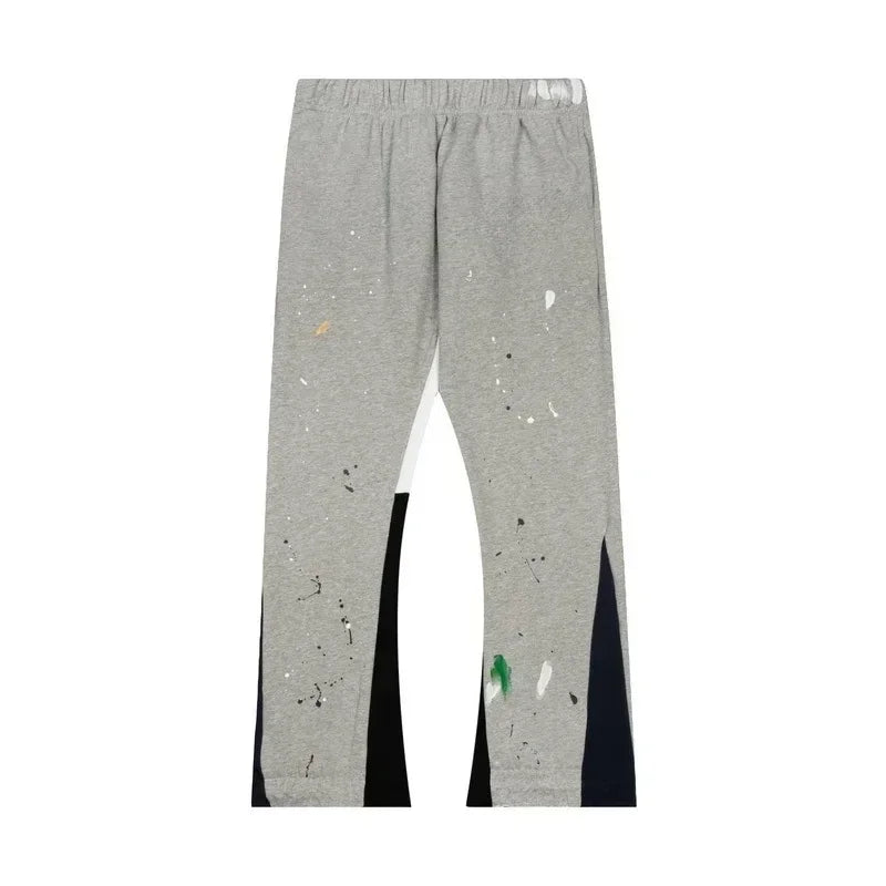 Tie Dye Sweatpants Y2K Retro Clothing Men's Women's Hip Hop Letter Loose Casual Pants Casual Stretch Waist Jogger Pants - shopluxuryorg
