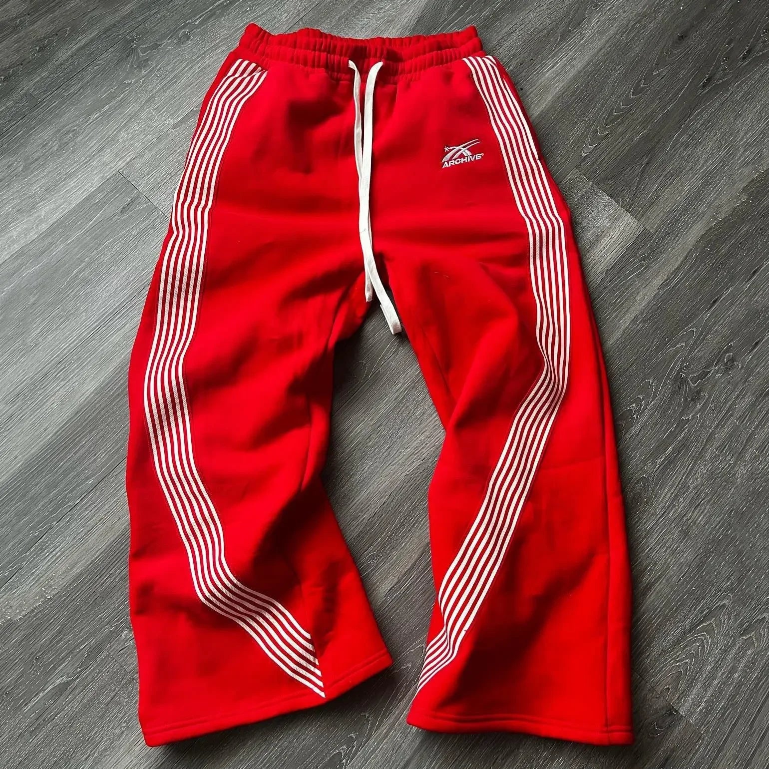 Tie Dye Sweatpants Y2K Retro Clothing Men's Women's Hip Hop Letter Loose Casual Pants Casual Stretch Waist Jogger Pants - shopluxuryorg