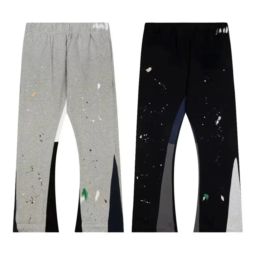 Tie Dye Sweatpants Y2K Retro Clothing Men's Women's Hip Hop Letter Loose Casual Pants Casual Stretch Waist Jogger Pants - shopluxuryorg