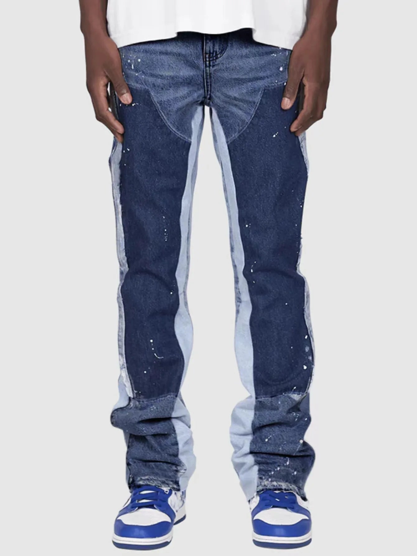 Streetwear Men Patchwork Pant M0993 - shopluxuryorg