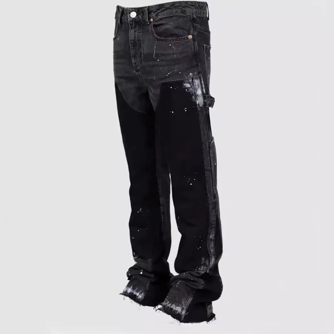 Streetwear Men Patchwork Pant M0993 - shopluxuryorg