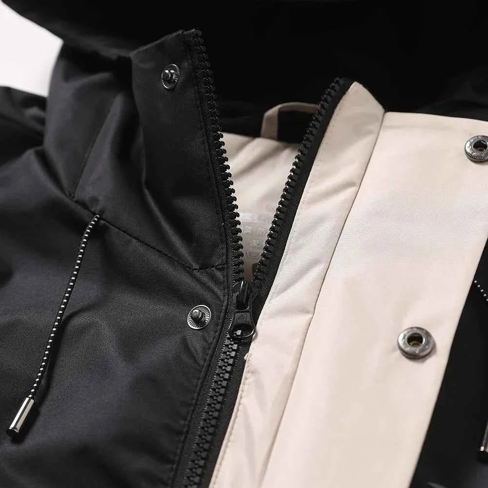 Two Tone Slim Fit Bomber Jacket