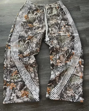 Tie Dye Sweatpants Y2K Retro Clothing Men's Women's Hip Hop Letter Loose Casual Pants Casual Stretch Waist Jogger Pants - shopluxuryorg