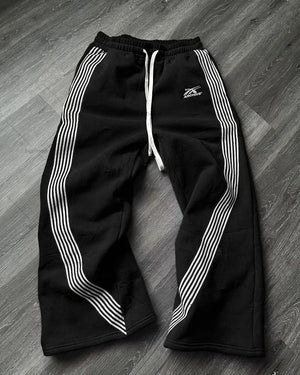 Tie Dye Sweatpants Y2K Retro Clothing Men's Women's Hip Hop Letter Loose Casual Pants Casual Stretch Waist Jogger Pants - shopluxuryorg