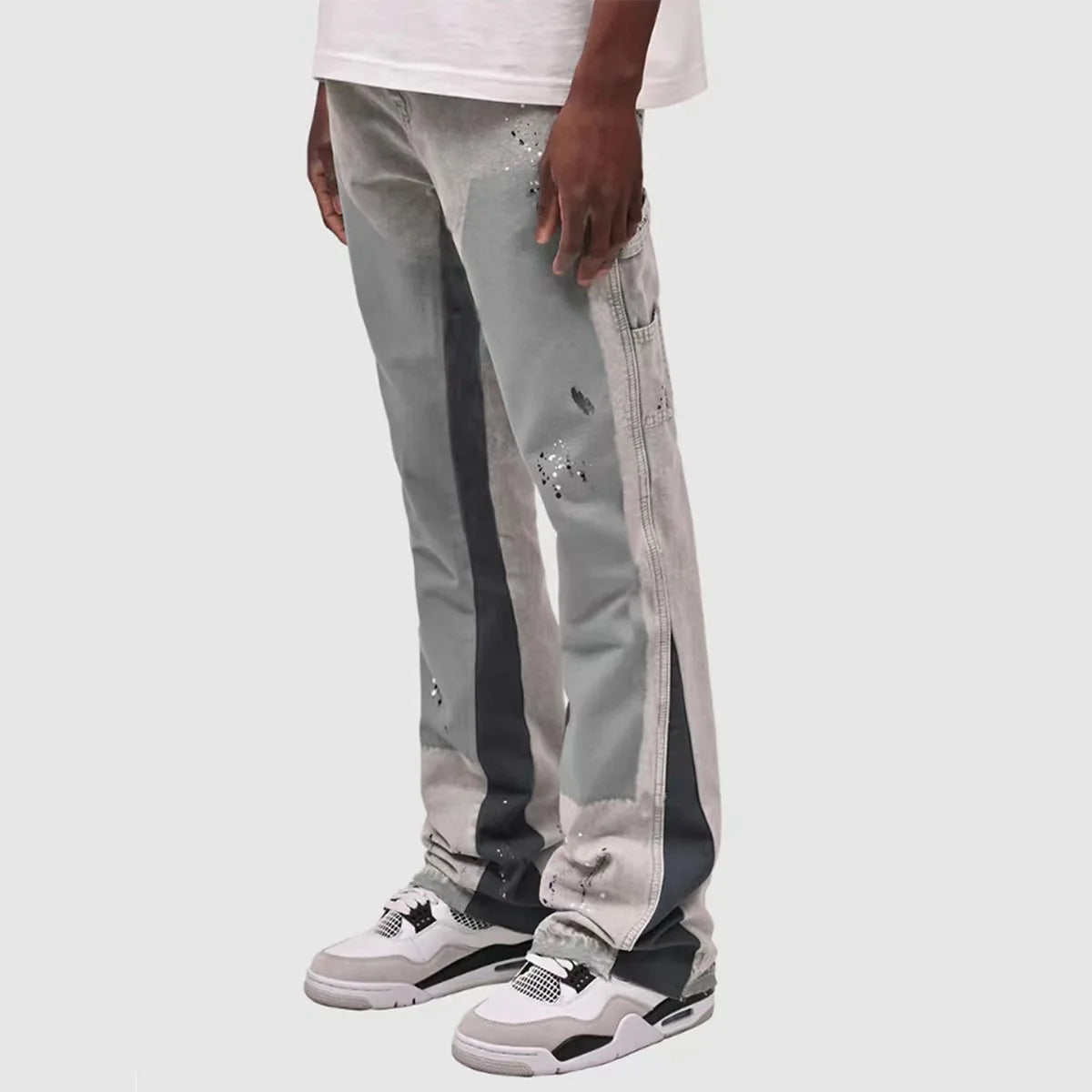 Streetwear Men Patchwork Pant M0993 - shopluxuryorg