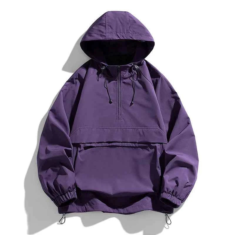 Windbreaker Half Zipper Hiking  Jacket