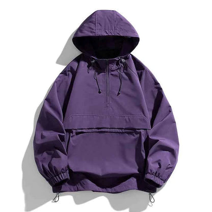 Windbreaker Half Zipper Hiking  Jacket