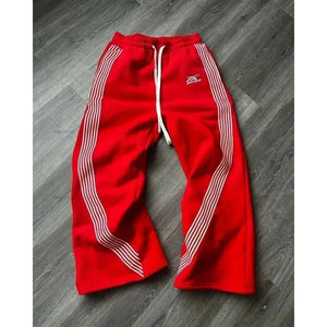 Double Stripes Zipper Cargo Pants - shopluxuryorg