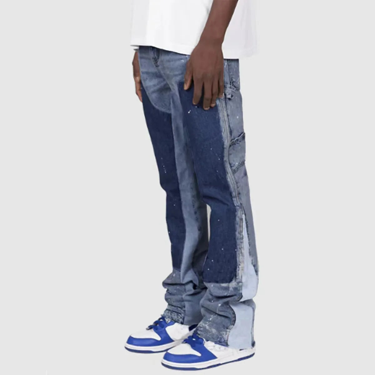 Streetwear Men Patchwork Pant M0993 - shopluxuryorg
