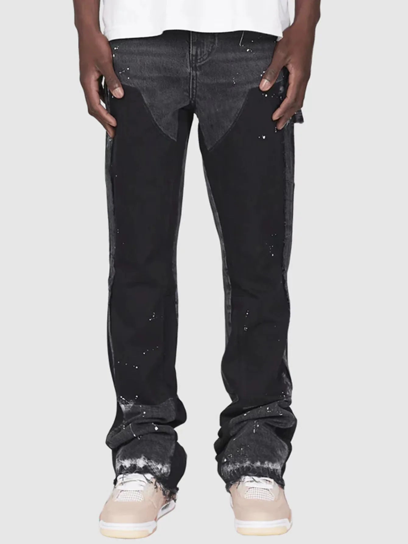 Streetwear Men Patchwork Pant M0993 - shopluxuryorg