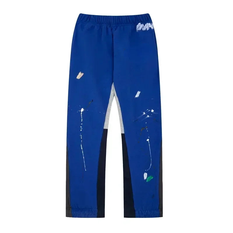 Tie Dye Sweatpants Y2K Retro Clothing Men's Women's Hip Hop Letter Loose Casual Pants Casual Stretch Waist Jogger Pants - shopluxuryorg