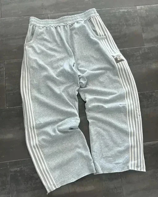 Tie Dye Sweatpants Y2K Retro Clothing Men's Women's Hip Hop Letter Loose Casual Pants Casual Stretch Waist Jogger Pants - shopluxuryorg