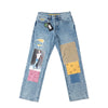 Patch Design Broken Jeans Unisex - shopluxuryorg