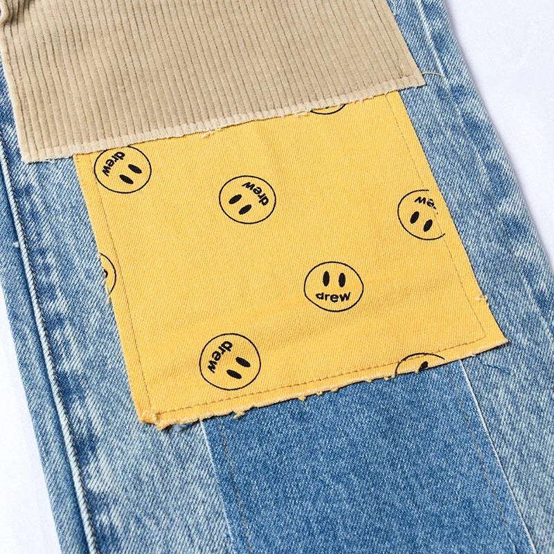 Patch Design Broken Jeans Unisex - shopluxuryorg