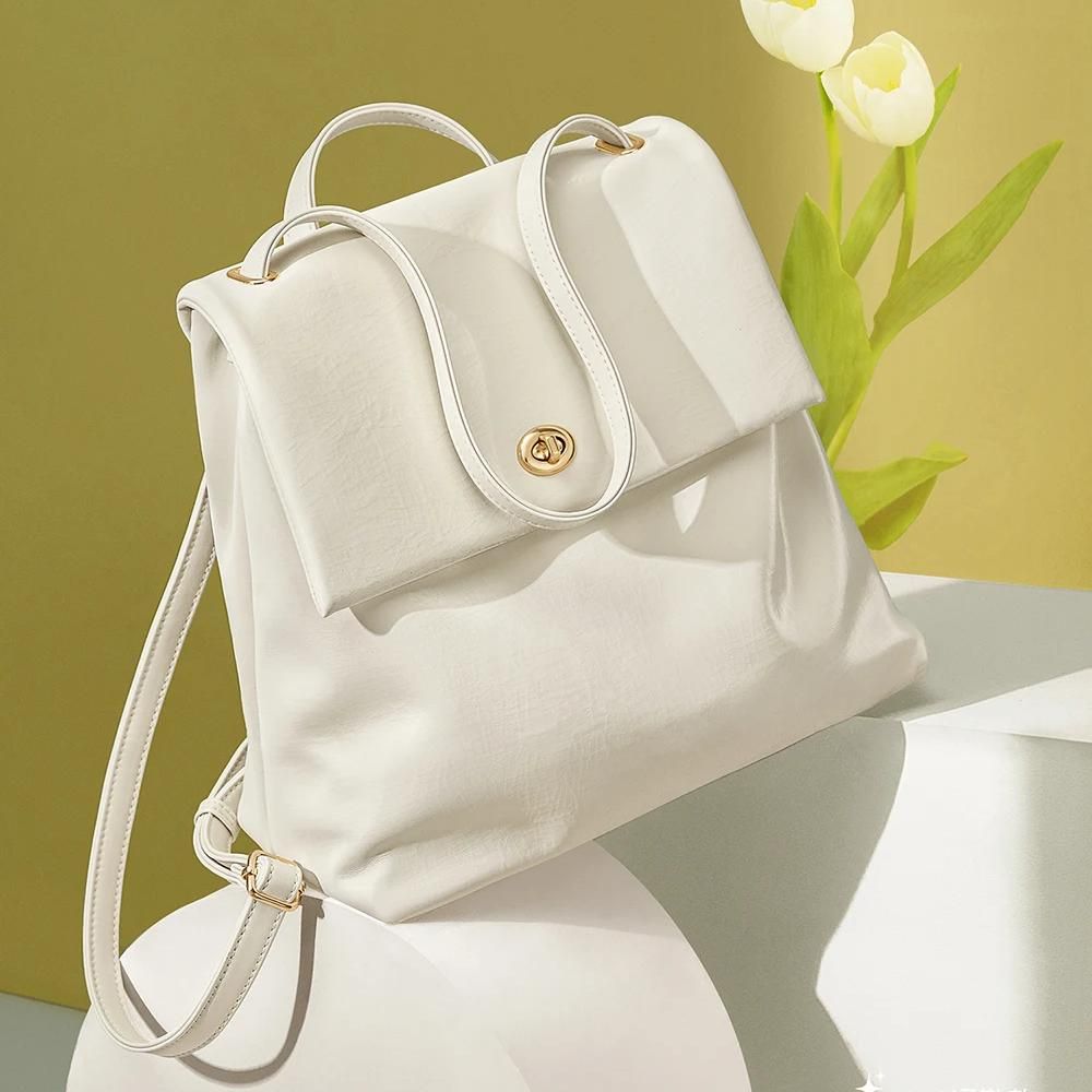 Versatile Luxury Fashion Travel Backpack with Triple Shoulder Straps - ShopLuxury